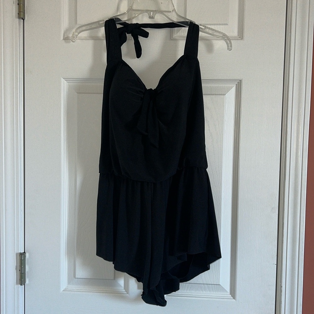 Aqua Green Romper Swimsuit. Fits like a 10/12.